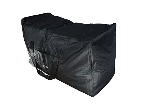 P.I.Sport N.Y. Bolsa de Deporte Grande XXL de 200 litros. Maleta Ideal para Deporte, Viaje, Camping y almacenaje. Lona Muy Resistente e Impermeable (Negro)