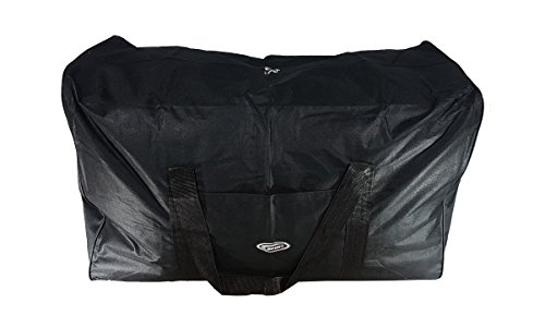 P.I.Sport N.Y. Bolsa de Deporte Grande XXL de 200 litros. Maleta Ideal para Deporte, Viaje, Camping y almacenaje. Lona Muy Resistente e Impermeable (Negro)