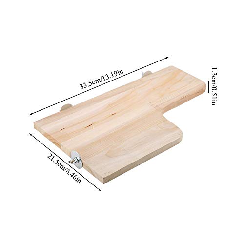 Plataforma de Madera Natural con Forma de L para Mascotas, Juguete para Saltar Escalada Juguete para Chinchilla cobaya Cerdo Ardilla Totoro