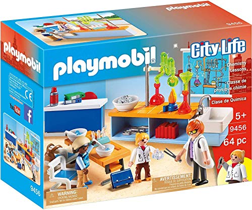 PLAYMOBIL City Life Clase de Química, a Partir de 5 Años (9456) , color/modelo surtido