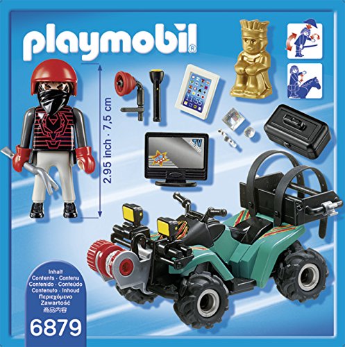 Playmobil Ladrón con Quad y Botín 6879