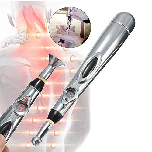 Pluma de Acupuntura Electrónica - Acupuntura Masaje Pen Masaja Eléctrica Acupuntura Pluma Terapia del Dolor Masajeador Alivio del Dolor del Cuerpo Cura Instrumento de Terapia