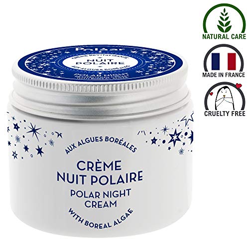 Polaar - Crema de noche polar revitalizante con algas boreales - 50 ml - Tratamiento hidratante facial - Antienvejecimiento, alisado, regenerador, desintoxicante - Todo tipo de pieles - Activo natural