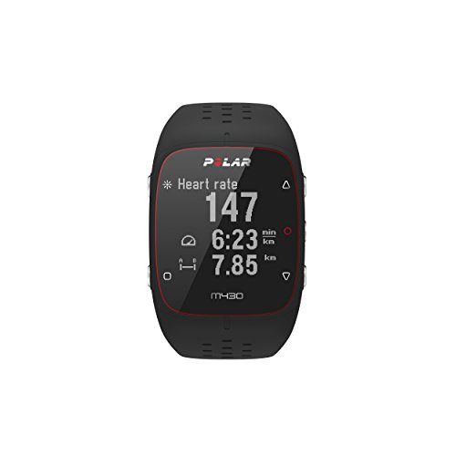 Polar M430 Reloj de Running con GPS, Adultos Unisex, Negro, S