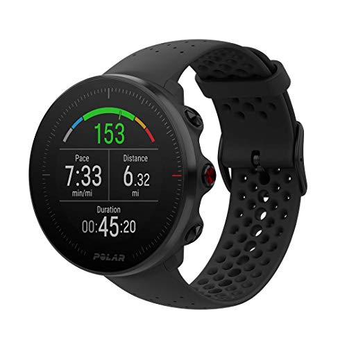 Polar Vantage M -Reloj con GPS y Frecuencia Cardíaca - Multideporte y programas de running - Resistente al agua, ligero- Negro Talla S