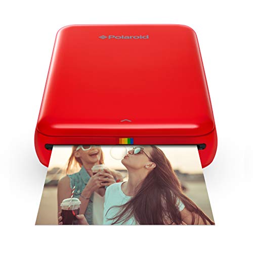 Polaroid  Zip - Impresora móvil, Bluetooth, Nfc, micro USB, tecnología Zink Zero Ink, 5 x 7.6 cm, compatible con iOS y Android, rojo, 2.2 x 7.4 x 12 cm