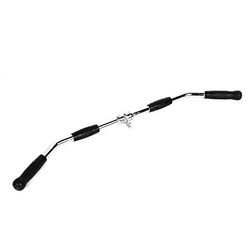 Poleas Gimnasio LAT cable de la máquina que prensa Rod Accesorios asa, sólido mango curvo barra giratoria de suspensión por cable Gimnasio en casa Accesorios de entrenamiento de goma de servicio pesad