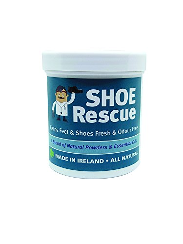 Polvos para pies y calzado 100g – Elimina el olor de pies – Desarrollado por un podólogo colegiado, Shoe Rescue es un remedio 100% natural que elimina malos olores de pies y calzado – Contiene aceites