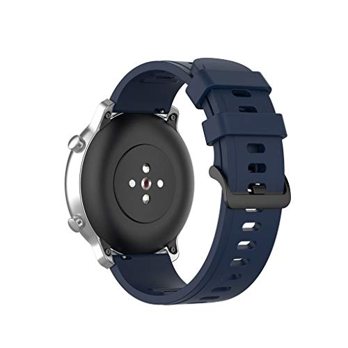 Posional Correa Reloj de Silicona, Caucho Suave Replacement Banda 20mm Adecuado para Huami Amazfit GTR 47mm, Huami Amazfit BIP, Huami Aamazfit BIP lite, Reloj Deportivo Accesorios Pulsera Ajustable