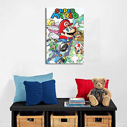 Póster de Elliot Dorothy Art Póster de Super Mario Art Print Poster Chic Office Art 50,8 x 71,1 cm Super Mario Archie Comics Lienzo Arte de Sala de estar Dormitorio Arte Sin Marco/Enmarcado