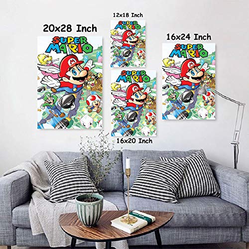 Póster de Elliot Dorothy Art Póster de Super Mario Art Print Poster Chic Office Art 50,8 x 71,1 cm Super Mario Archie Comics Lienzo Arte de Sala de estar Dormitorio Arte Sin Marco/Enmarcado