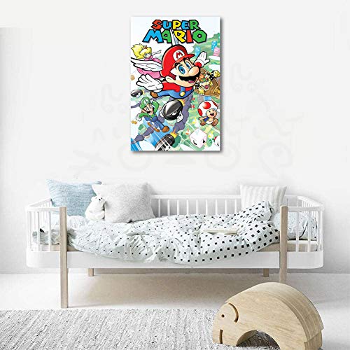 Póster de Elliot Dorothy Art Póster de Super Mario Art Print Poster Chic Office Art 50,8 x 71,1 cm Super Mario Archie Comics Lienzo Arte de Sala de estar Dormitorio Arte Sin Marco/Enmarcado