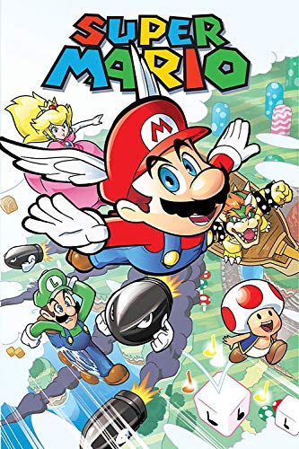 Póster de Elliot Dorothy Art Póster de Super Mario Art Print Poster Chic Office Art 50,8 x 71,1 cm Super Mario Archie Comics Lienzo Arte de Sala de estar Dormitorio Arte Sin Marco/Enmarcado