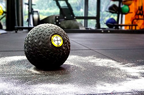 POWER GUIDANCE Slam Ball Balón Medicinal Antideslizante Ideal para los Ejercicios de Functional Fitness - 3kg