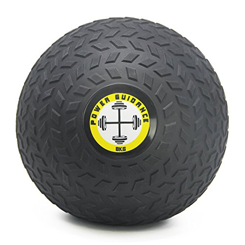 POWER GUIDANCE Slam Ball Balón Medicinal Antideslizante Ideal para los Ejercicios de Functional Fitness - 3kg