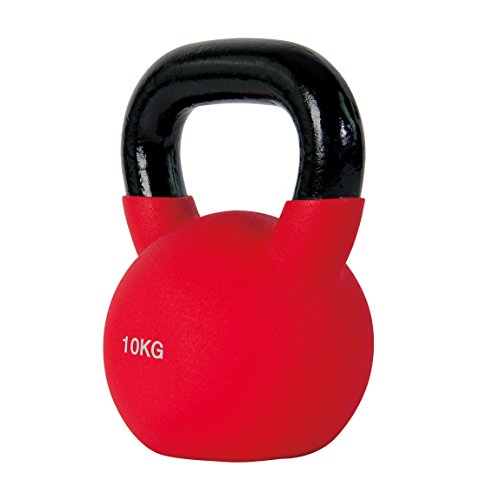 POWRX - Kettlebell Hierro Fundido 4-30 kg - Pesa Rusa con Revestimiento de Neopreno (10 kg)