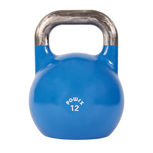 POWRX Kettlebell Pesa Rusa Competición 4-28 kg + PDF Workout (12 kg)