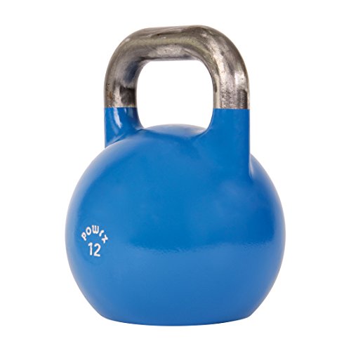 POWRX Kettlebell Pesa Rusa Competición 4-28 kg + PDF Workout (12 kg)