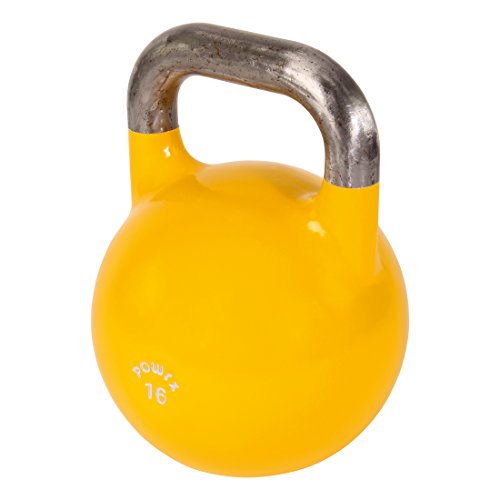 POWRX Kettlebell Pesa Rusa Competición 4-28 kg + PDF Workout (16 kg)