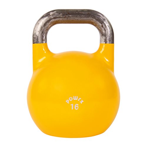 POWRX Kettlebell Pesa Rusa Competición 4-28 kg + PDF Workout (16 kg)