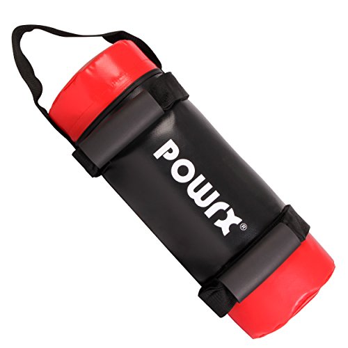 POWRX Sandbag 5-30 kg - Ideal para Entrenamiento Funcional - Power Bag con Tres agarres + PDF Workout (25 kg)