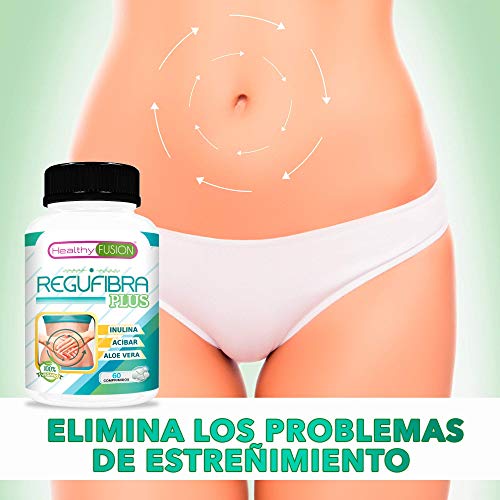 Prebiótico con aloe vera e inulina [10 mil millones UFC] | Regula el tránsito intestinal y mejora la digestión | Efecto detox | Previene el estreñimiento | Depura y elimina toxinas | 60 unidades