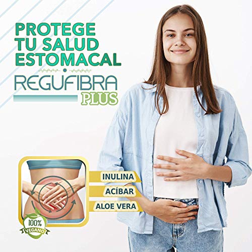 Prebiótico con aloe vera e inulina [10 mil millones UFC] | Regula el tránsito intestinal y mejora la digestión | Efecto detox | Previene el estreñimiento | Depura y elimina toxinas | 60 unidades