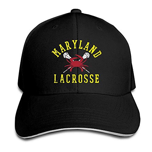 Presock Gorra De Béisbol,Gorro/Gorra Unisex Maryland Crab Lacrosse Adult Adjustable Snapback Hats