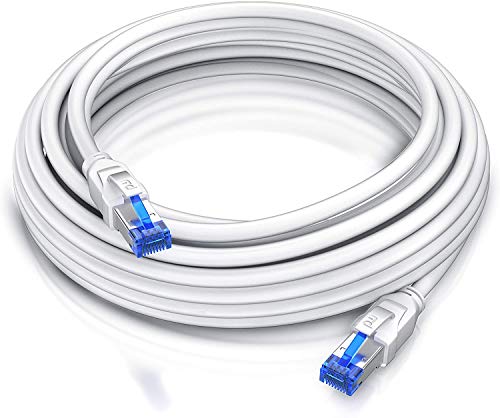 Primewire - 25 m Cable de Red Cat.8 40 Gbits - S FTP PIMF - Switch Router Modem Access Point - Cable Ethernet LAN Fibra óptica