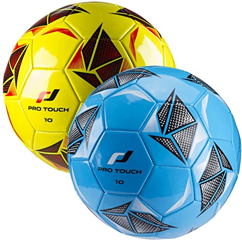 Pro Touch Force 10 - Balón de fútbol, Color Azul, Negro y Blanco, 5