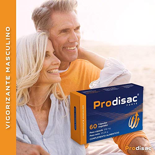 Prodisac ® Forte | Aumento de resistencia y potencia sexual de manera Natural |   Acción instantánea | 60 cápsulas vegetales de alta concentración.