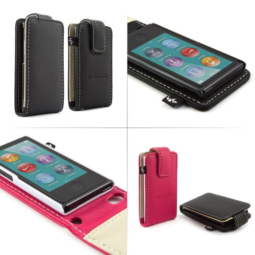 proporta® Funda con Tapa per Apple iPod Nano 7G de Piel sintética, Diseño Anti-Shock, Rosa