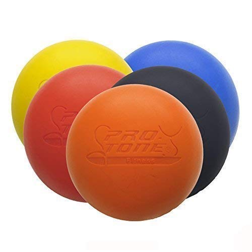PROTONE Lacrosse Bola para Punto de activación Masaje/rehabilitación/Fisioterapia/Crossfit (Naranja)