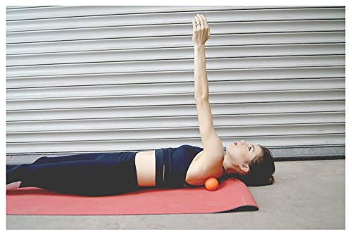PROTONE Lacrosse Bola para Punto de activación Masaje/rehabilitación/Fisioterapia/Crossfit (Rojo)