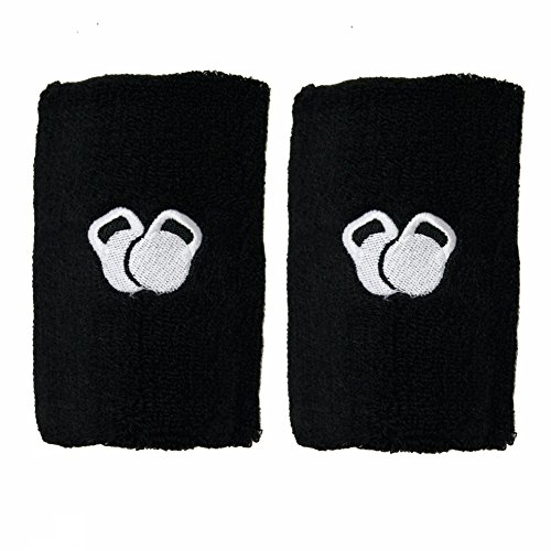 PROTONE® Pesa Rusa Muñeca y Brazo Protector - Par con Fino Diseño con protección Inserción para Protección - Negro, One Size