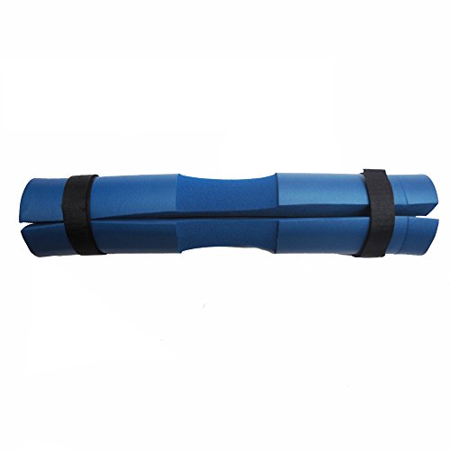 PROTONE Pesas Pad/SENTADILLA Pad - Espuma Soporte Funda para Olympic Pesas hasta 28mm diámetro - Azul