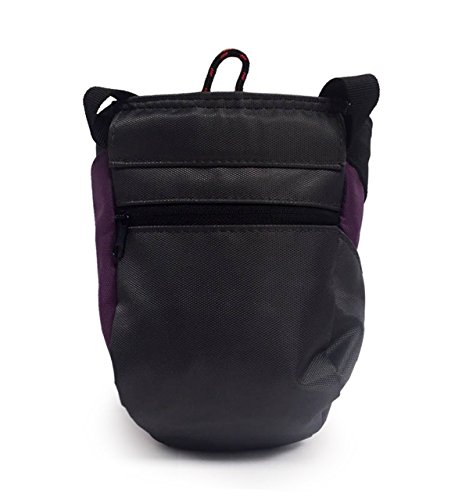 Psychi - Kit para Escalada en Bloque y Tradicional - Bolsa y Correa para la Cintura, Bola de magnesio y Cepillo - Morado