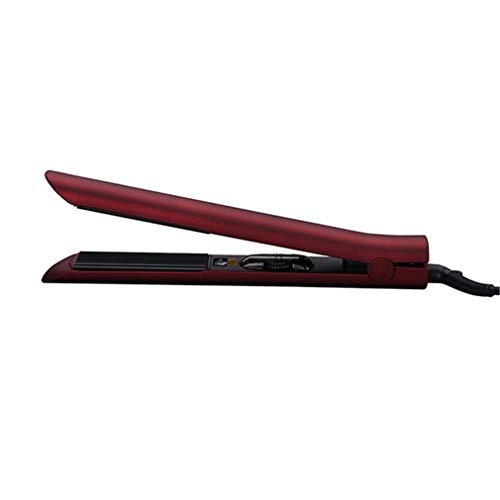 Ptc Calefacción Promoción Venta al por mayor Férula para el cabello Ion Perm 1 pulgada Tamaño de la placa Termostática Cerámica Plancha de pelo Plancha de pelo Rizador Herramienta de peinado,Rojo