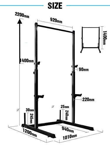 Pull up Fitness - Multiestación, Negra