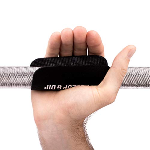 PULLUP & DIP Fitness Grip Pads [Juego de 4] para Dominadas, Culturismo y Entrenamiento de Fuerza, 2 Pares de Almohadillas de Agarre de Neopreno, Alternativa a Los Guantes de Entrenamiento