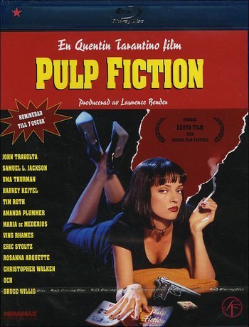 Pulp Fiction (1994) ( Black Mask ) [ Origen Sueco, Ningun Idioma Espanol ] (Blu-Ray)
