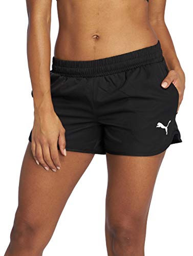 PUMA Active Woven Shorts Pants, Mujer, Puma Black, M