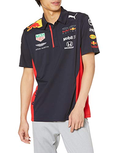 PUMA AMRBR Team Polo, Hombre, Night Sky, L