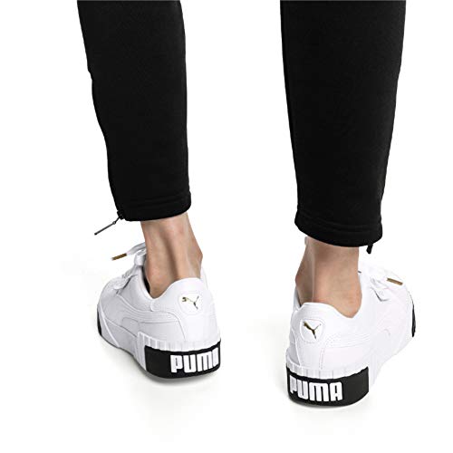 PUMA Cali WN'S, Zapatillas para Mujer, Blanco White Black, 39 EU