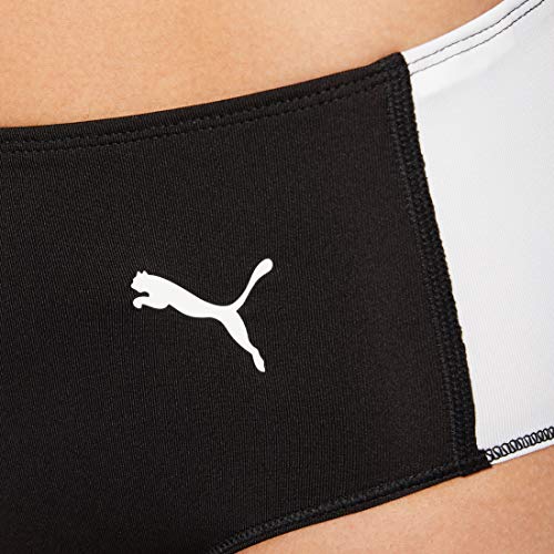 PUMA Cross The Line Brief W Mallas Deporte, Mujer, Black White, S