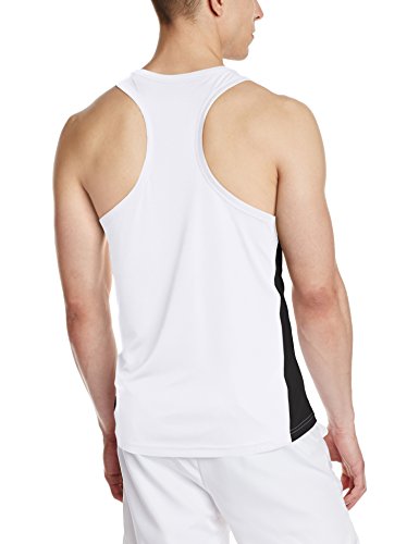 PUMA Cross The Line Singlet Camiseta De Tirantes, Hombre, Puma White-Puma Black, XS