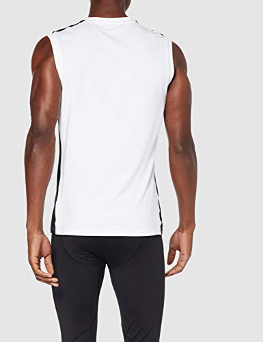 PUMA Cross The Line Sleeveless Camiseta de Tirantes, Hombre, Blanco (White/Black), XS