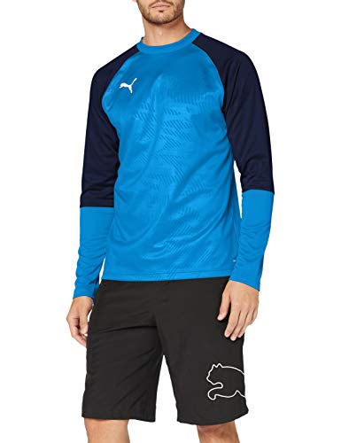 PUMA Cup Training Sweat Core Sudadera, Hombre, Azul (Electric Blue Lemonade/Peacoat), M