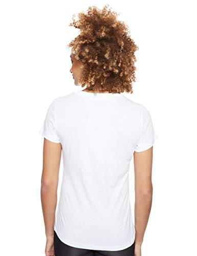 PUMA ESS Logo tee T-Shirt, Mujer, Puma White, M