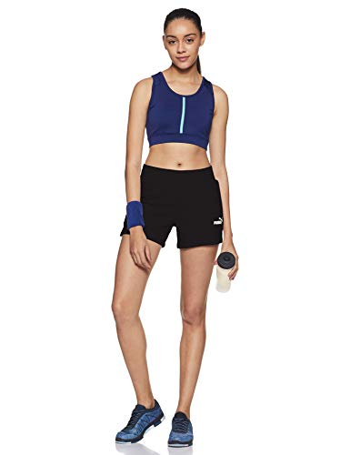 PUMA ESS Sweat Shorts TR Pants, Mujer, Cotton Black, S